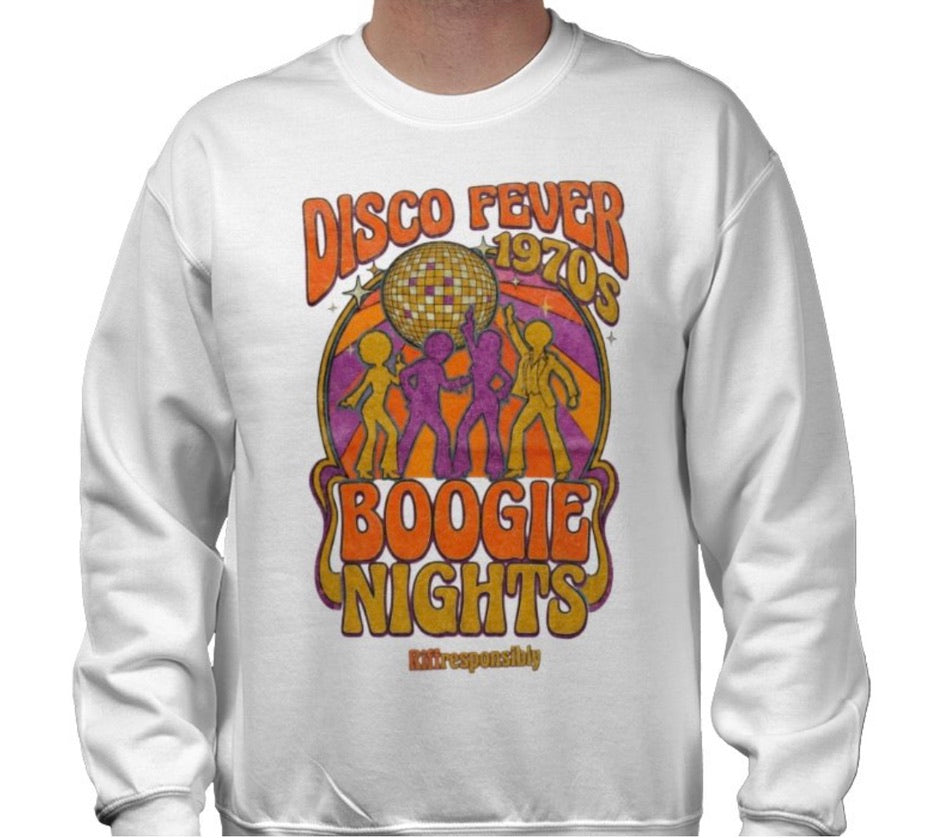 Riff Responsibly | Disco Fever Boogie Nights Sweatshirt