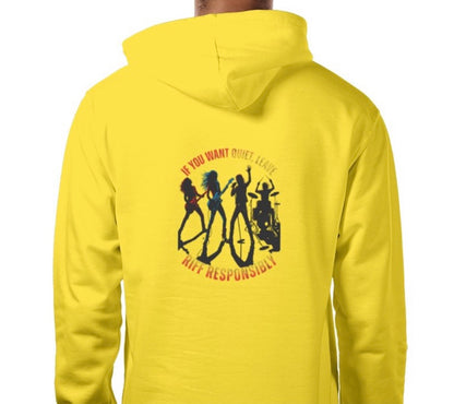 Riff Responsibly | If You Want Quiet, Leave Hoodie