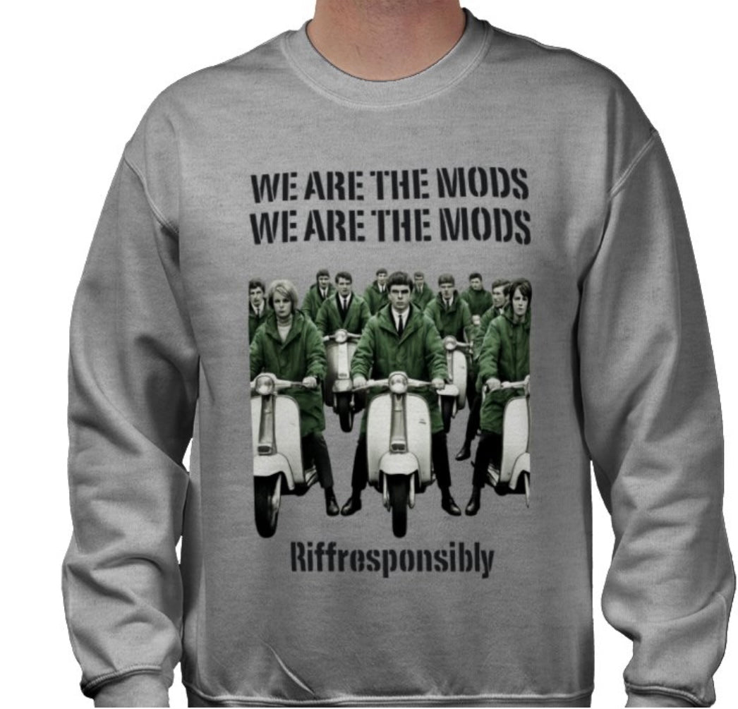 Riff Responsibly | We Are The Mods Sweatshirt