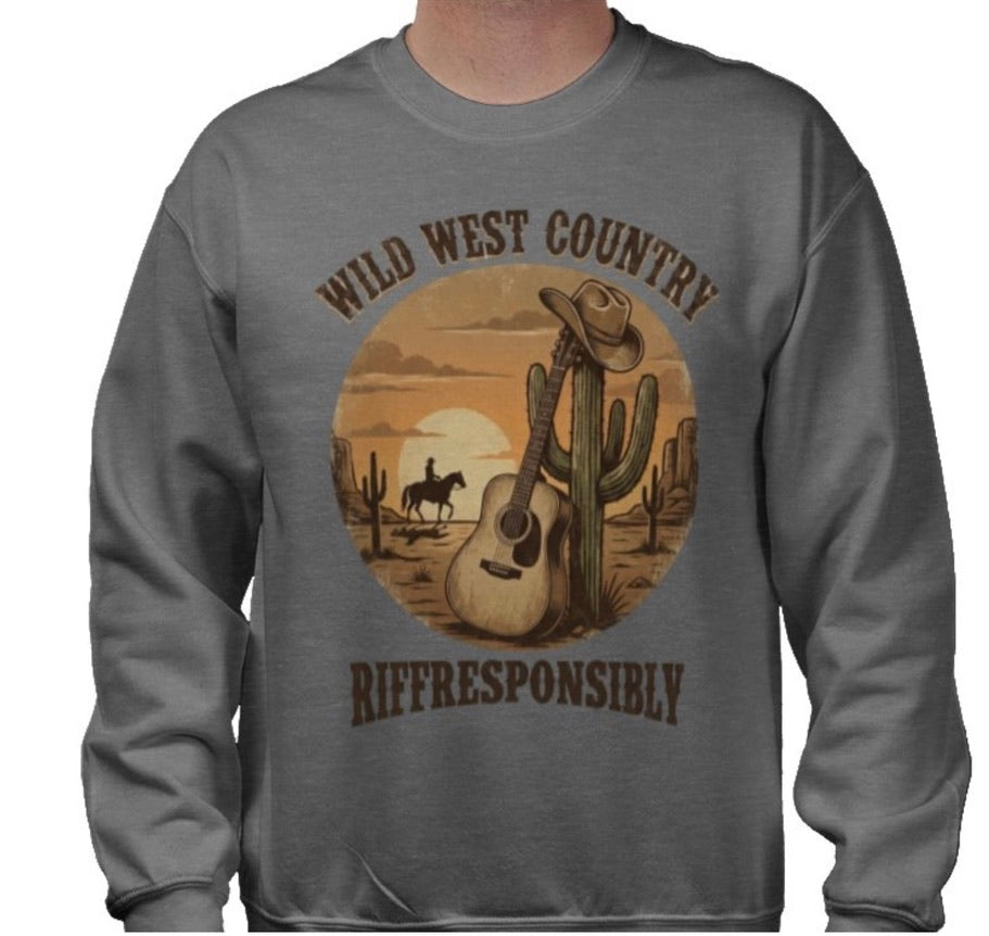 Riff Responsibly | Wild West Country Sweatshirt