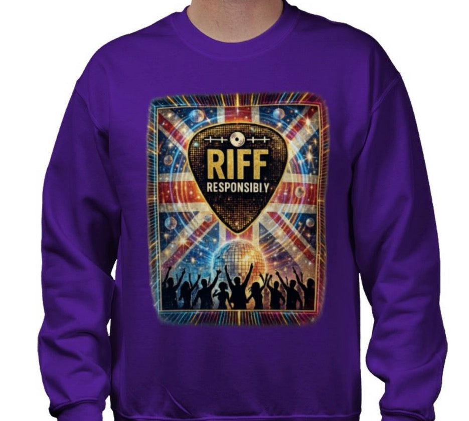 Riff Responsibly | Midnight Fever Sweatshirt