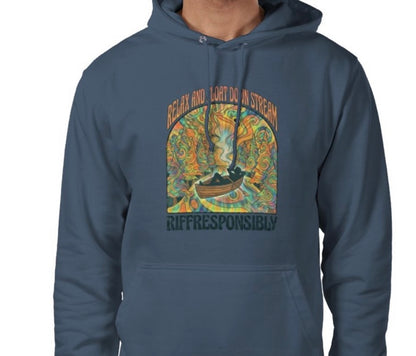 Riff Responsibly | Relax & Float Down Stream Hoodie