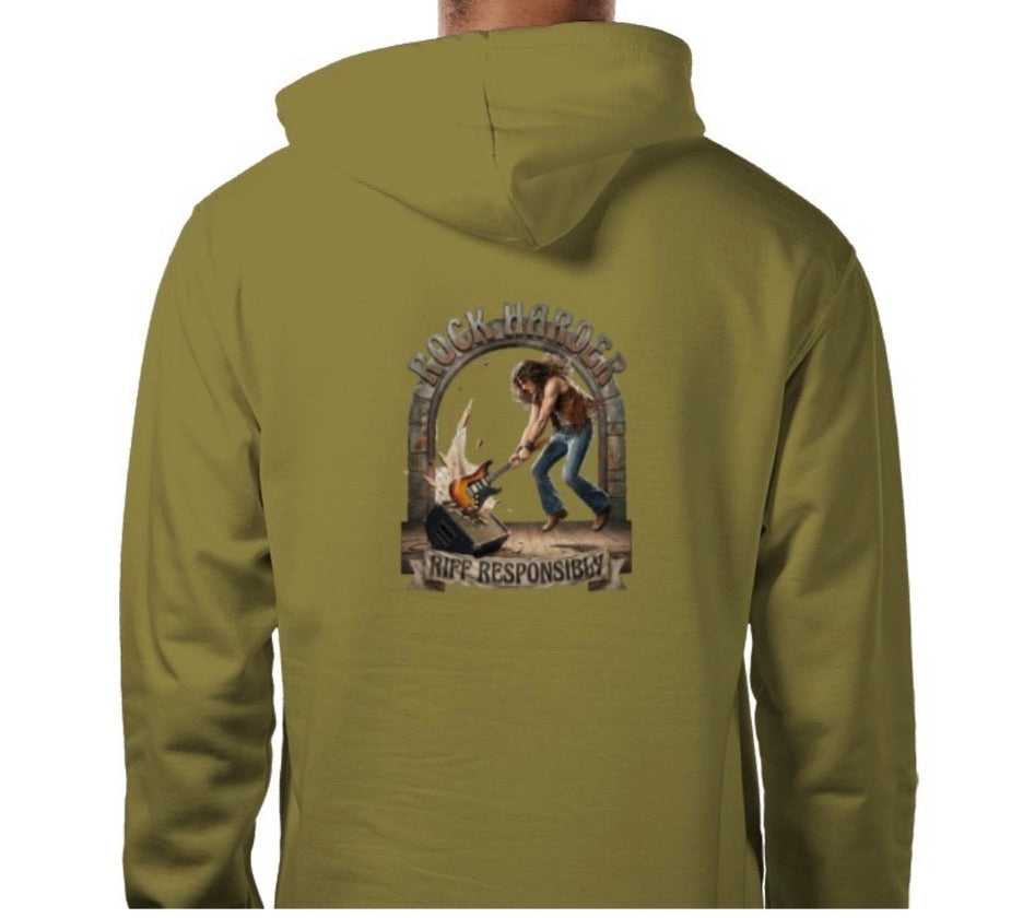 Riff Responsibly | Rock Harder Hoodie