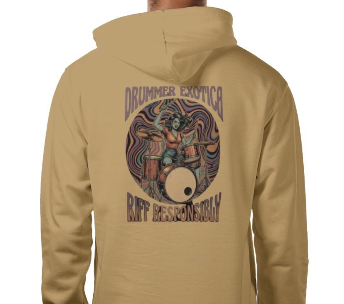 Riff Responsibly | Drummer Exotica Hoodie