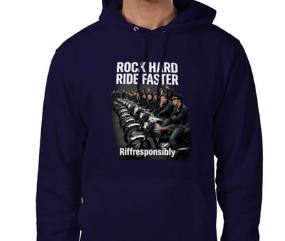 Riff Responsibly | Rock Hard Ride Faster Hoodie