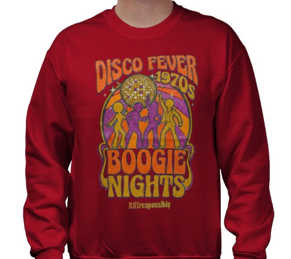Riff Responsibly | Disco Fever Boogie Nights Sweatshirt