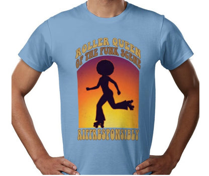 Riff Responsibly | Roller Queen Of The Funk Scene T-Shirt