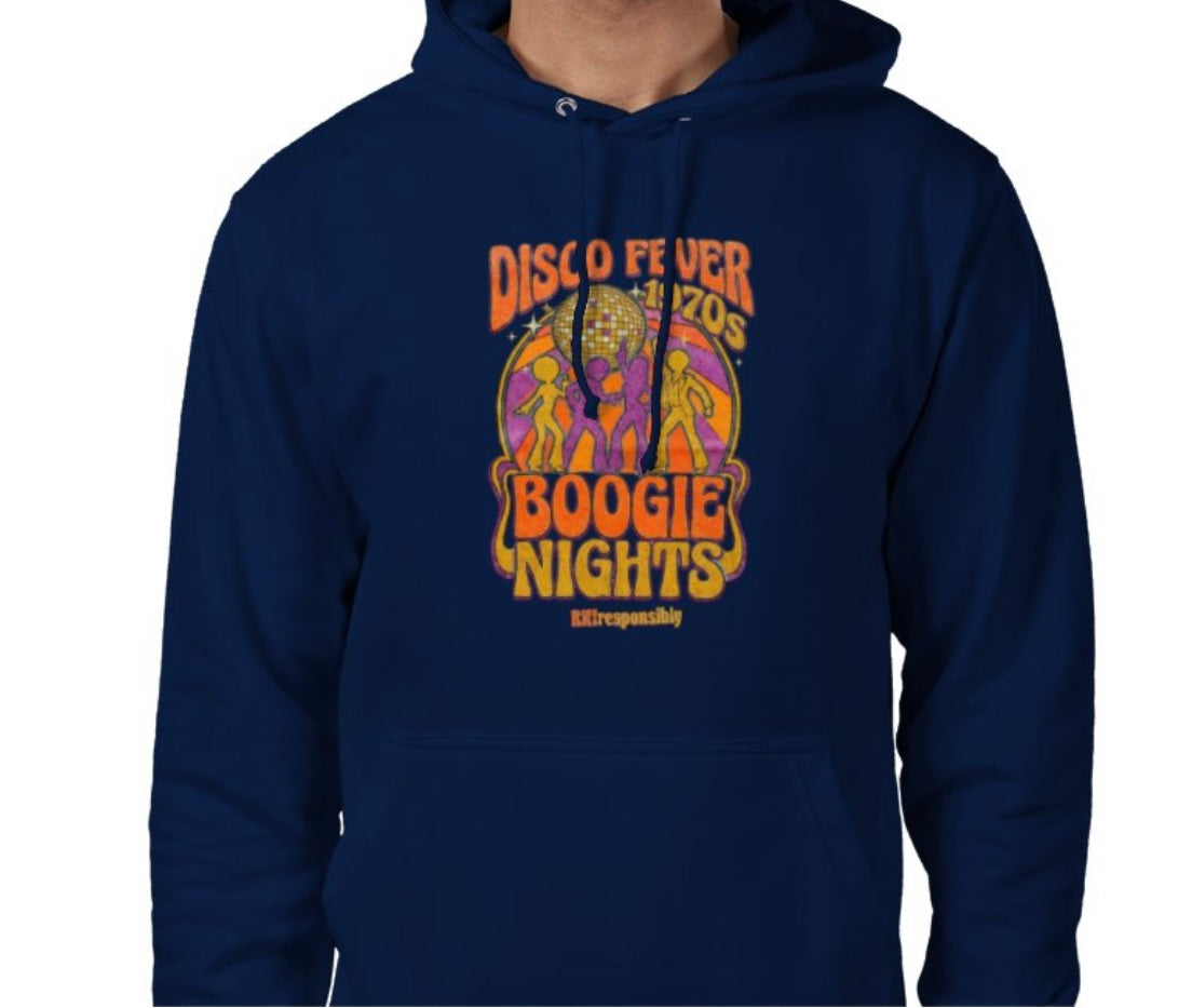 Riff Responsibly | Disco Fever Boogie Nights Hoodie