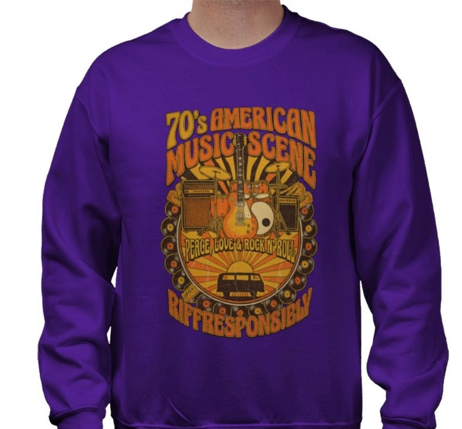 Riff Responsibly | 70's Americana Sweatshirt
