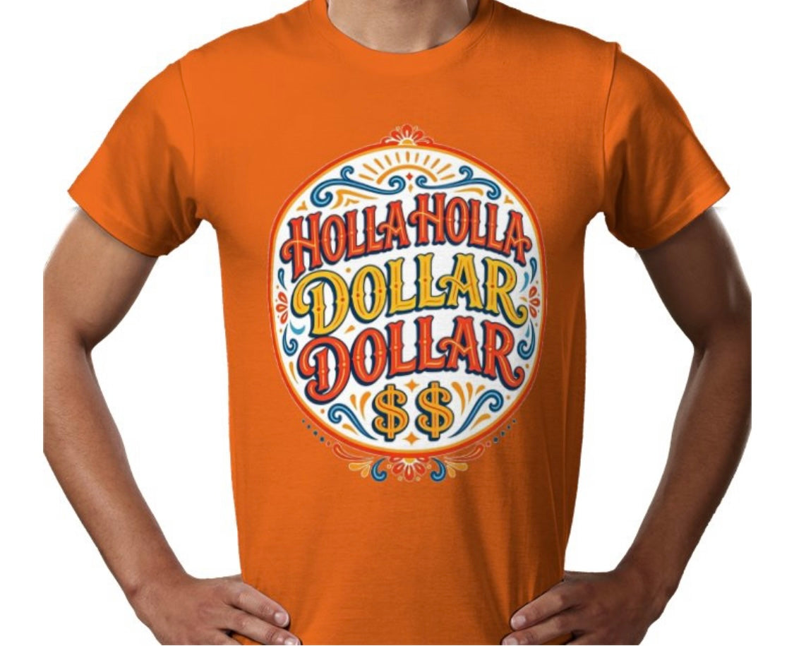 Riff Responsibly | Holla Holla Dollar Dollar T-Shirt