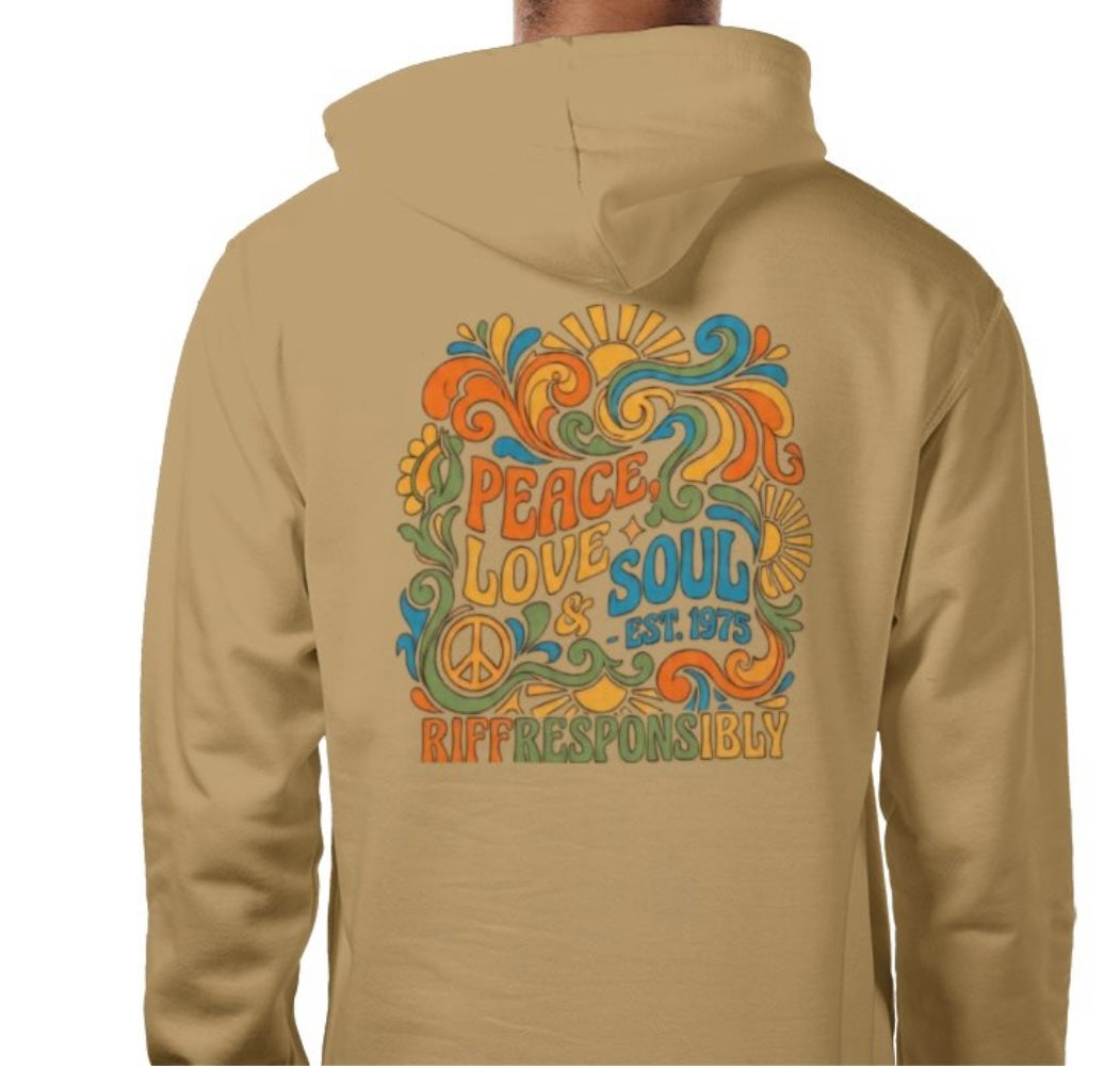 Riff Responsibly | Peace, Love & Soul Hoodie
