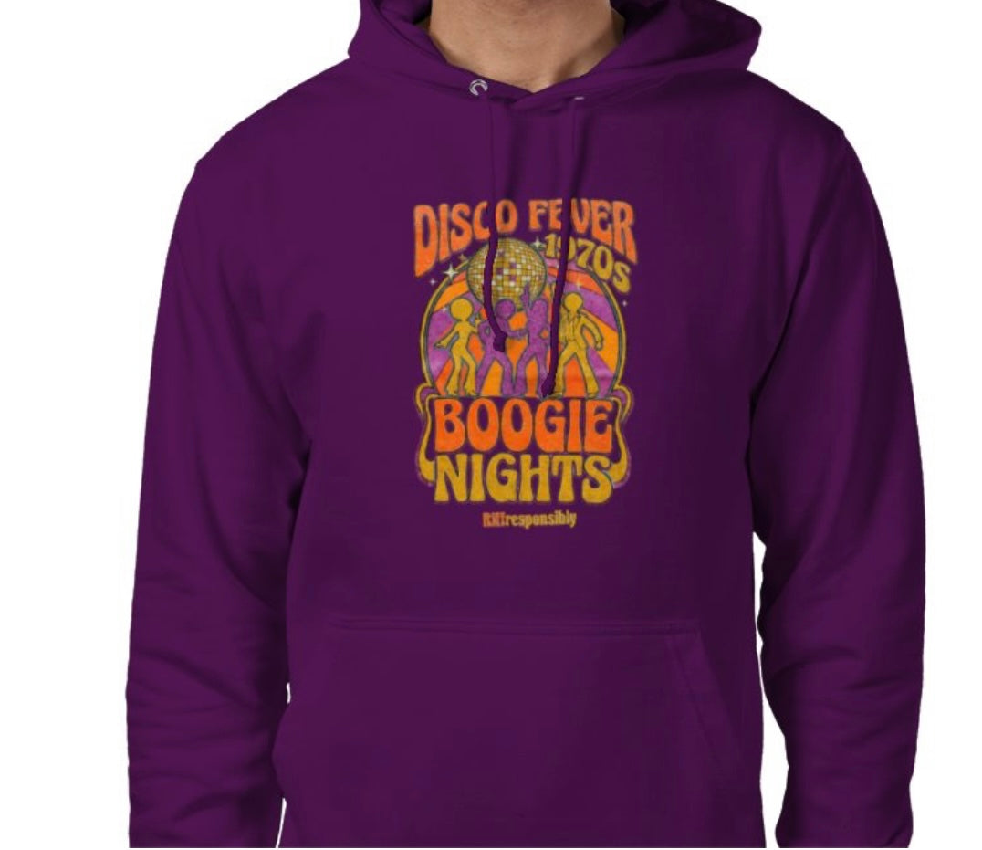 Riff Responsibly | Disco Fever Boogie Nights Hoodie