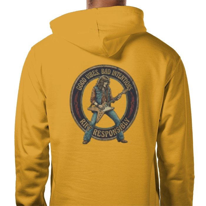Riff Responsibly | Good Vibes Bad Intentions Hoodie