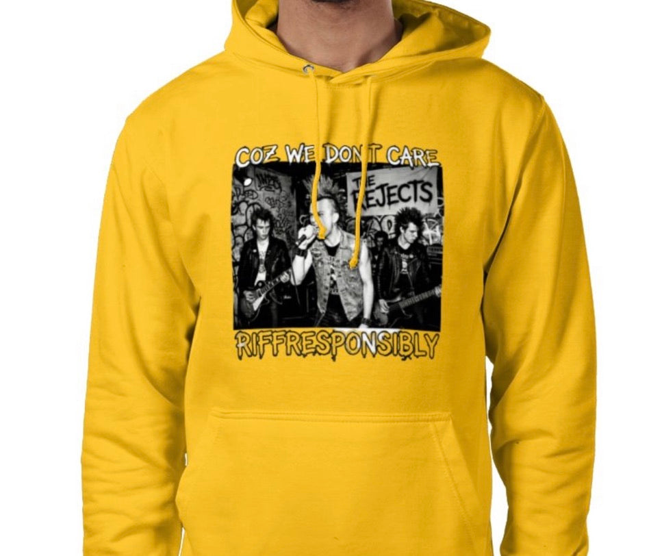 Riff Responsibly | Coz We Don't Care Hoodie