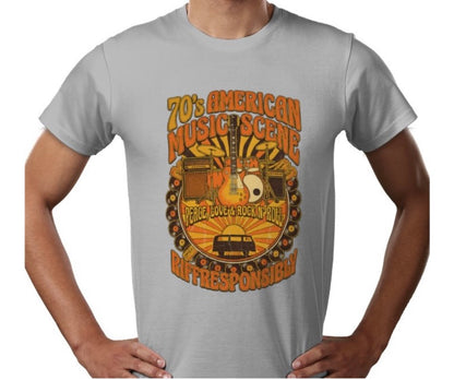 Riff Responsibly | 70's Americana T-Shirt