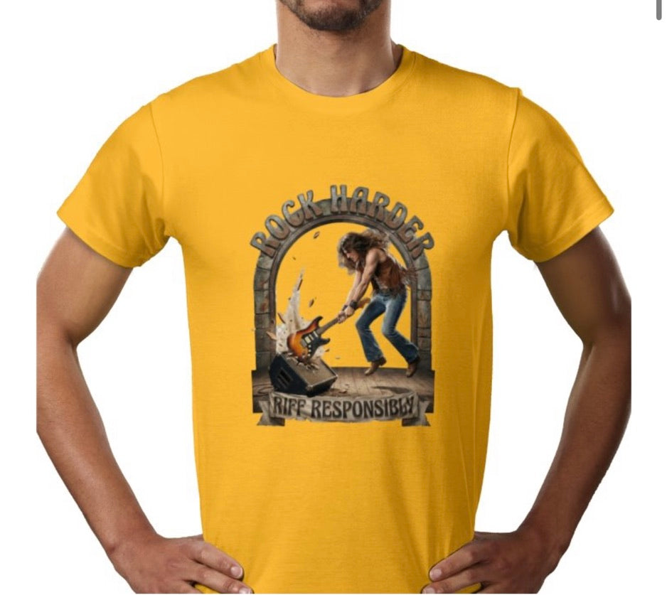 Riff Responsibly | Rock Harder T-Shirt