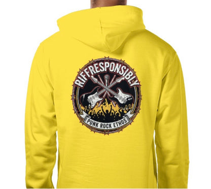 Riff Responsibly | Punk Rock Ethos Hoodie