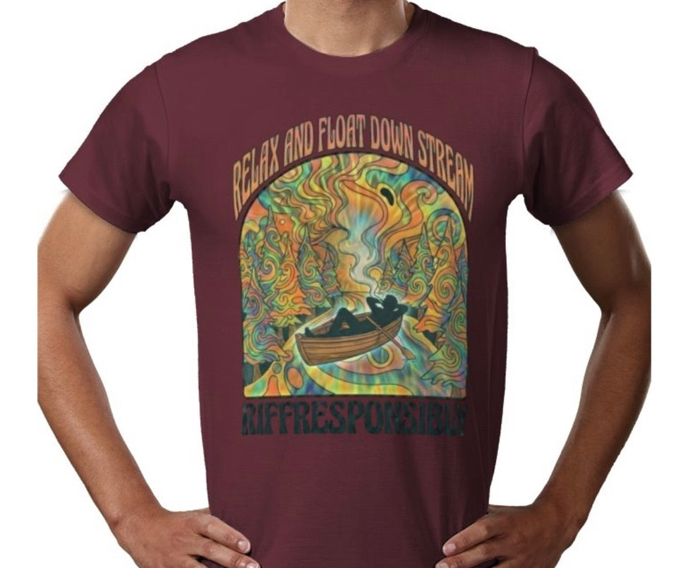 Riff Responsibly | Relax And Float Down Stream T-Shirt