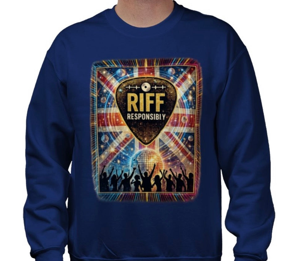 Riff Responsibly | Midnight Fever Sweatshirt