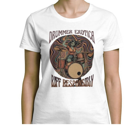Riff Responsibly | Drummer Exotica T-Shirt Women