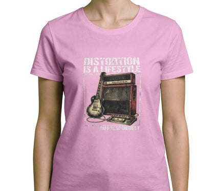 Riff Responsibly | Distortion Is A Lifestyle Women T-Shirt