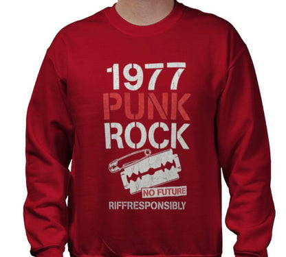 Riff Responsibly | 1977 Punk Rock Sweatshirt