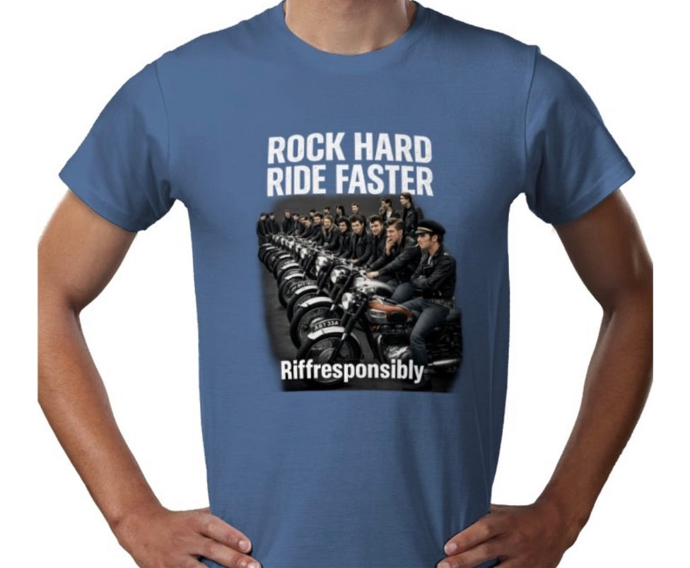 Riff Responsibly | Rock Hard Ride Faster T-Shirt