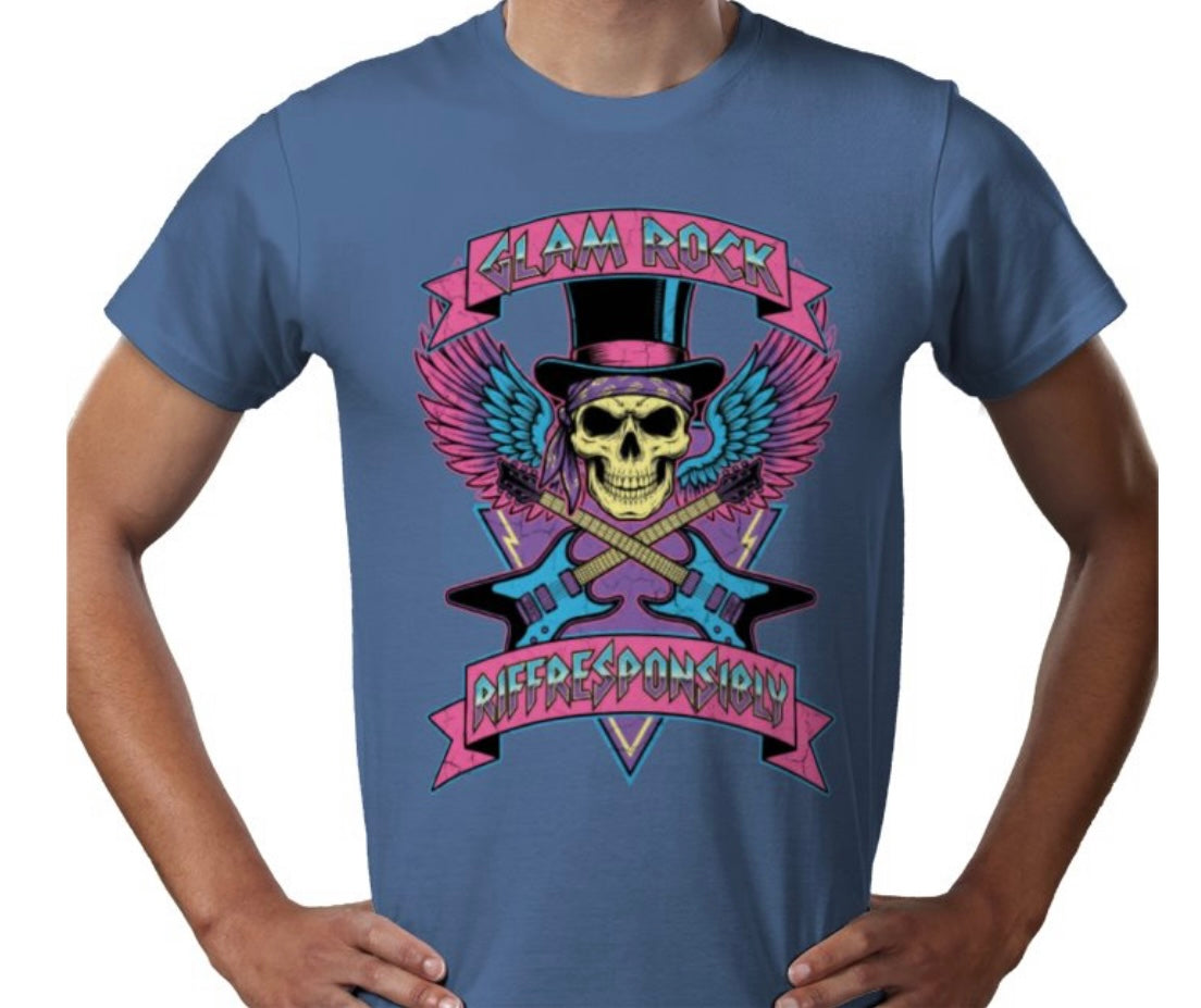 Riff Responsibly | Glam Rock T-Shirt