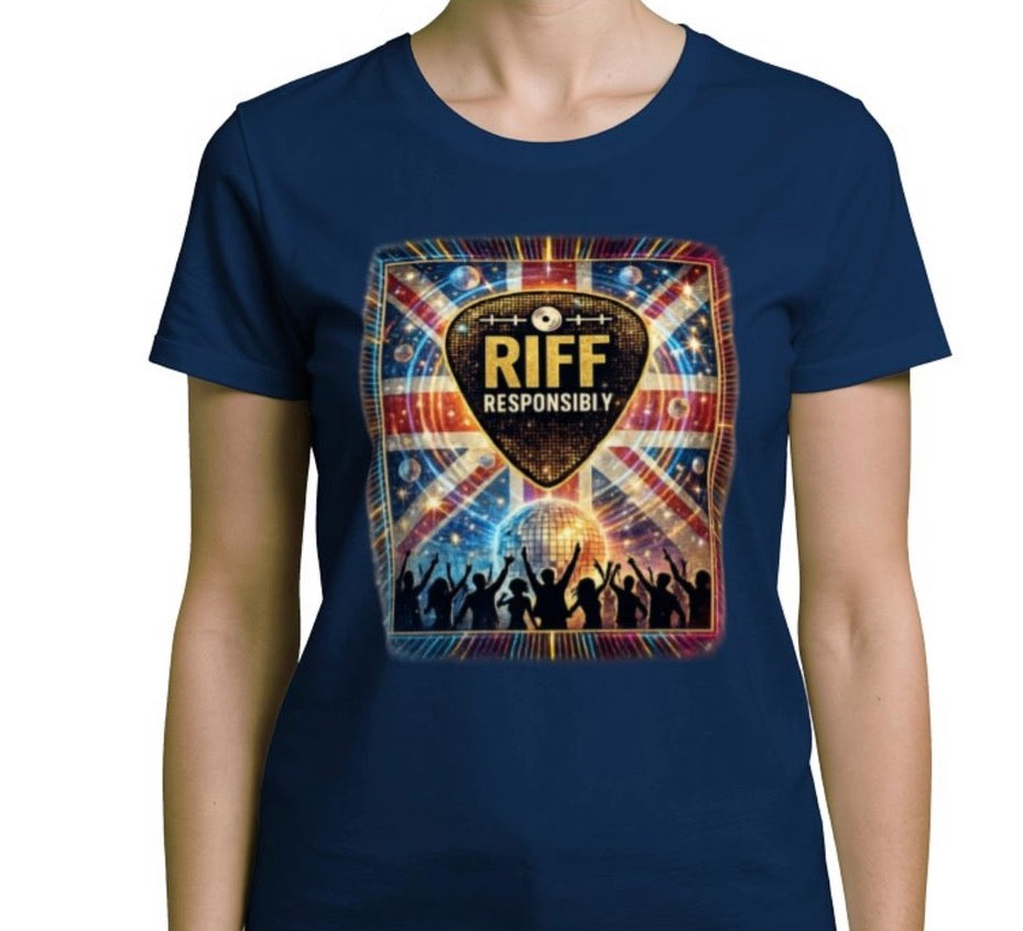 Riff Responsibly | Midnight Fever Women T-Shirt
