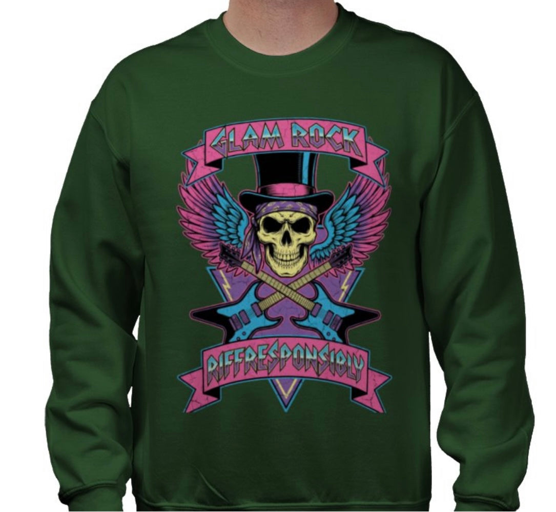 Riff Responsibly | Glam Rock Sweatshirt
