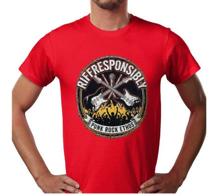 Riff Responsibly | Punk Rock Ethos T-Shirt