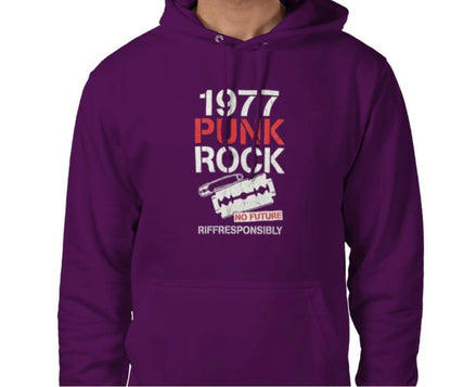 Riff Responsibly | 1977 Punk Rock Hoodie
