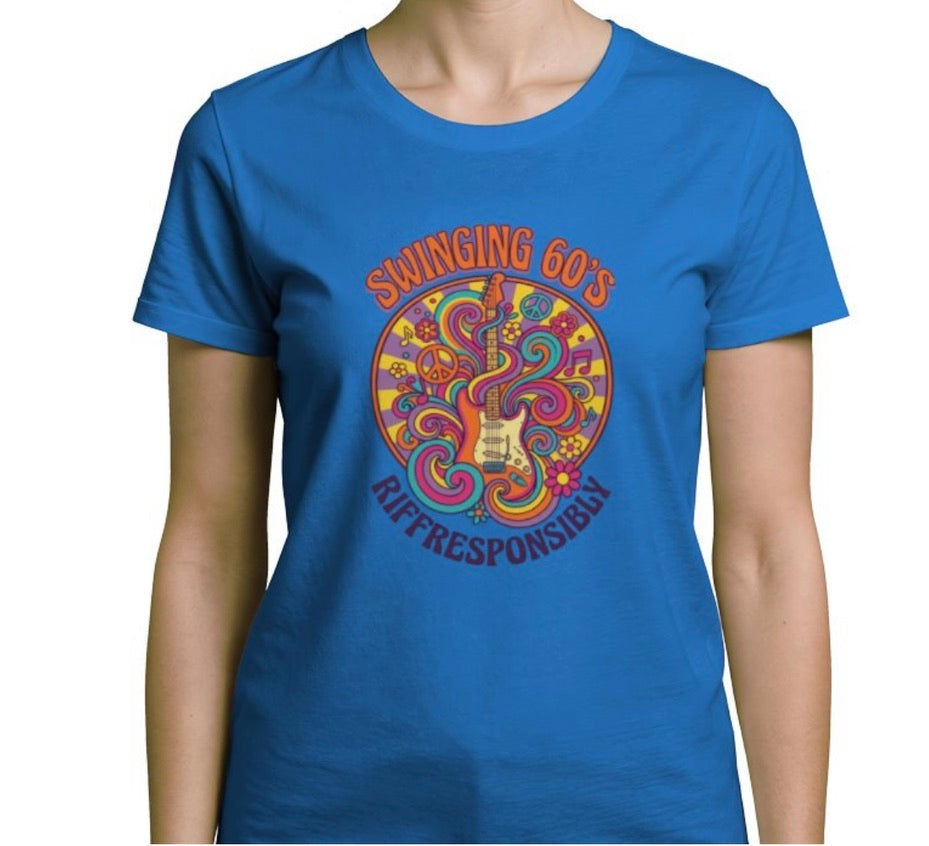 Riff Responsibly | Swinging 60s' T-Shirt Women