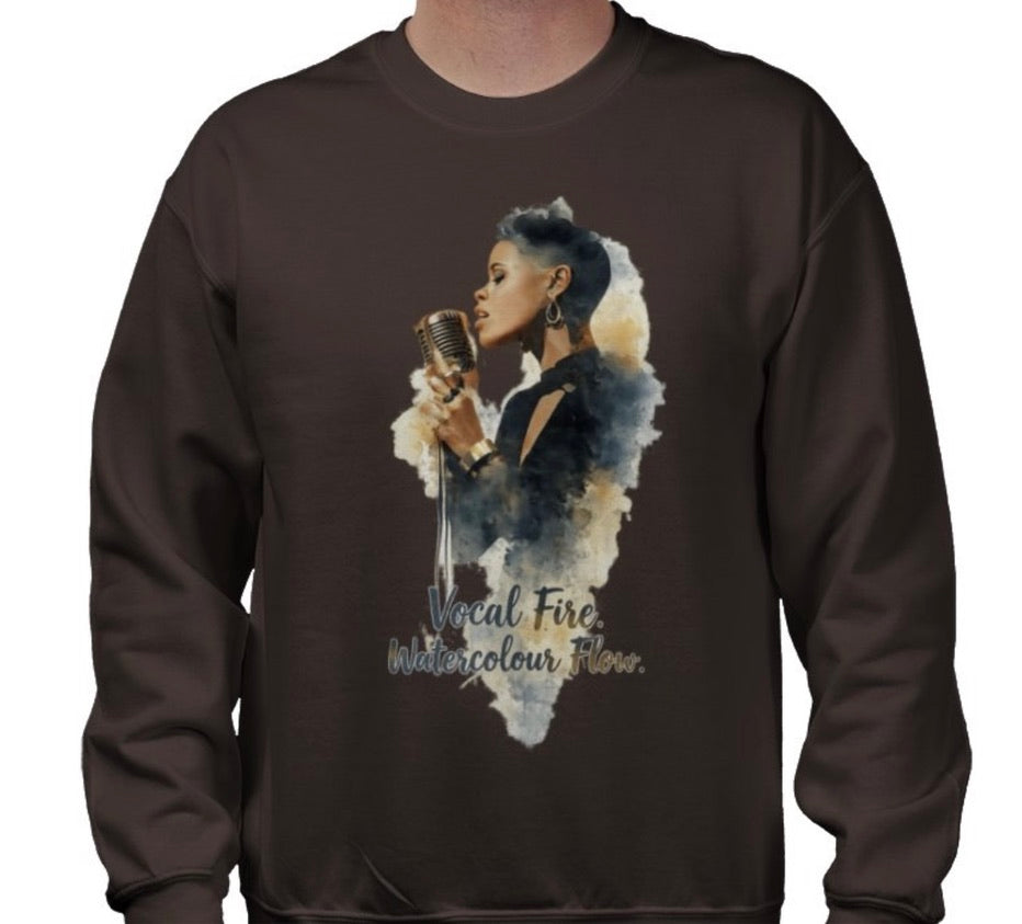 Riff Responsibly | Vocal Fire Watercolour Flow Sweatshirt