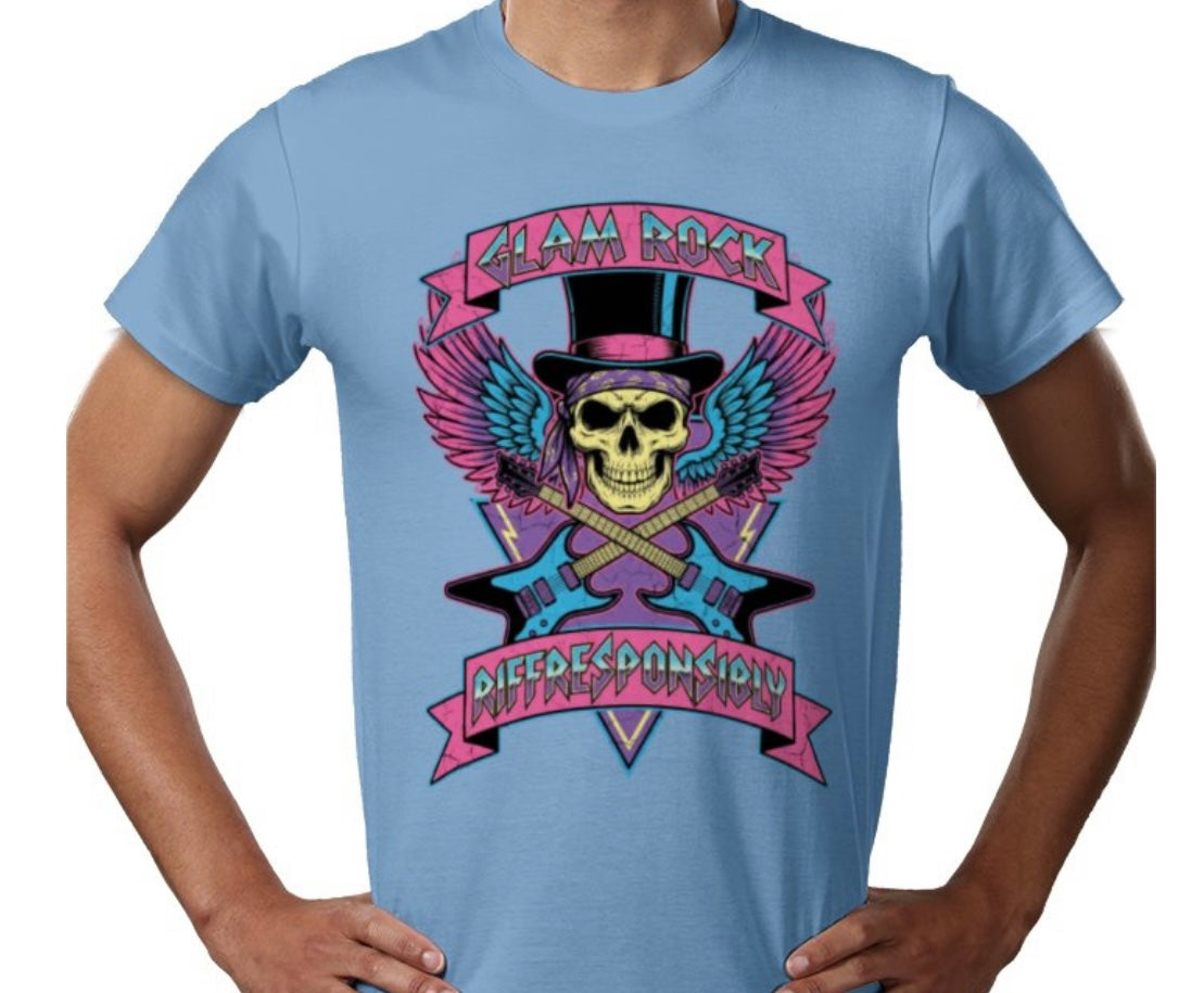 Riff Responsibly | Glam Rock T-Shirt