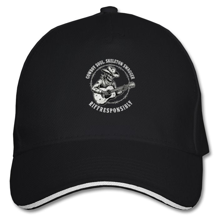 Riff Responsibly | Cowboy Soul Skeleton Swagger Cap
