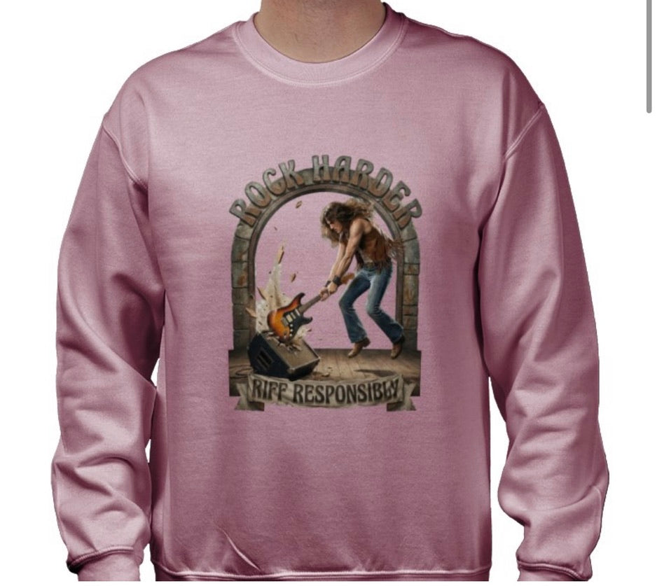 Riff Responsibly | Rock Harder Sweatshirt
