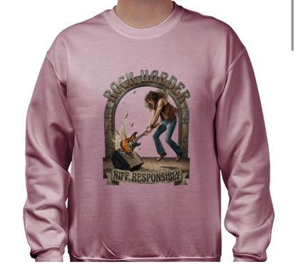 Riff Responsibly | Rock Harder Sweatshirt
