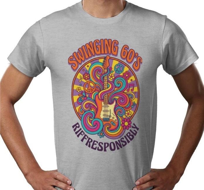 Riff Responsibly | Swinging 60s' T-Shirt