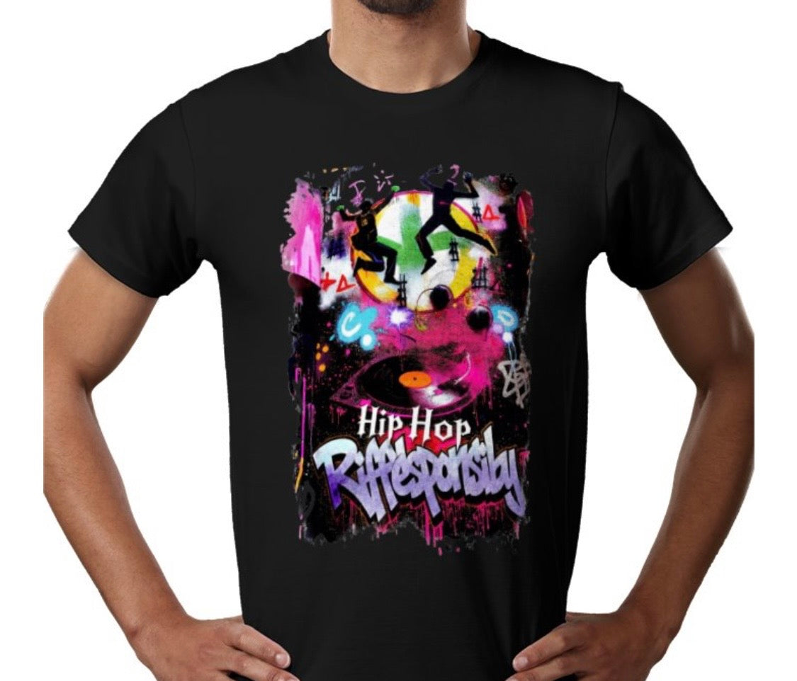 Riff Responsibly | Hip-Hop Graphic T-Shirt