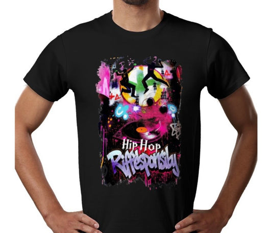 Riff Responsibly | Hip-Hop Graphic T-Shirt
