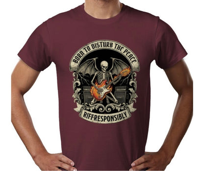 Riff Responsibly | Born To Disturb The Peace T-Shirt