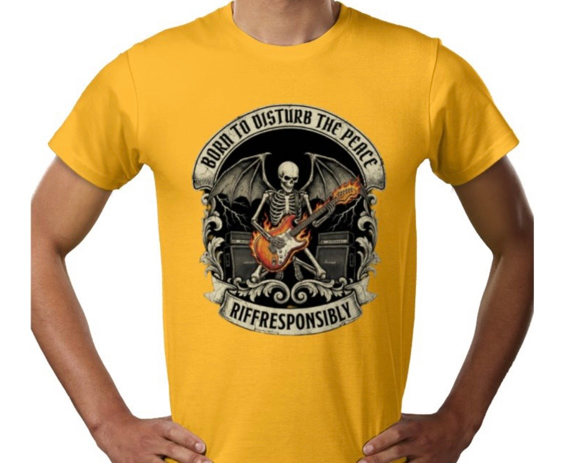 Riff Responsibly | Born To Disturb The Peace T-Shirt