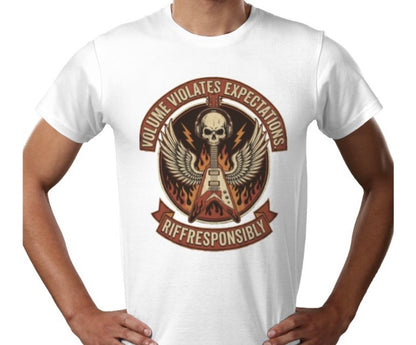 Riff Responsibly | Volume Violates Expectations T-Shirt