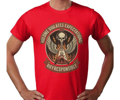 Riff Responsibly | Volume Violates Expectations T-Shirt