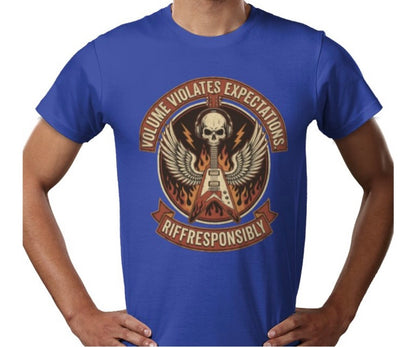 Riff Responsibly | Volume Violates Expectations T-Shirt