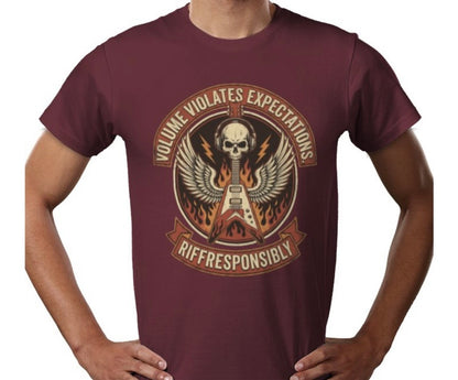 Riff Responsibly | Volume Violates Expectations T-Shirt