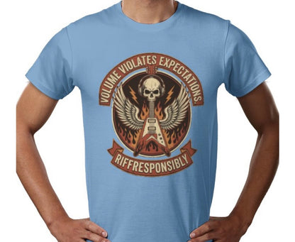 Riff Responsibly | Volume Violates Expectations T-Shirt