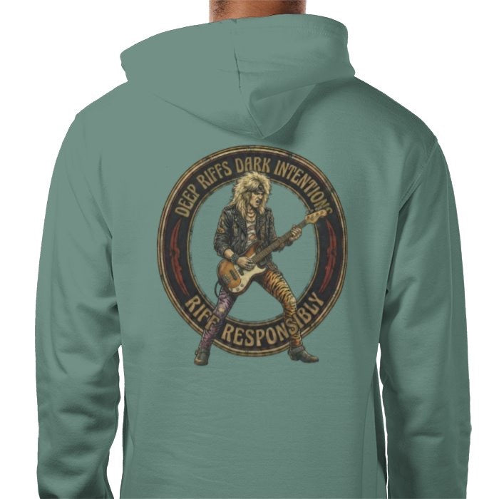 Riff Responsibly | Deep Riffs Dark Intentions Bass Hoodie