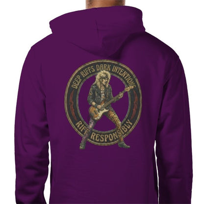 Riff Responsibly | Deep Riffs Dark Intentions Bass Hoodie
